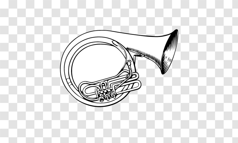 Mellophone Musical Instruments Bugle Trombone Tenor Horn - Flower Transparent PNG