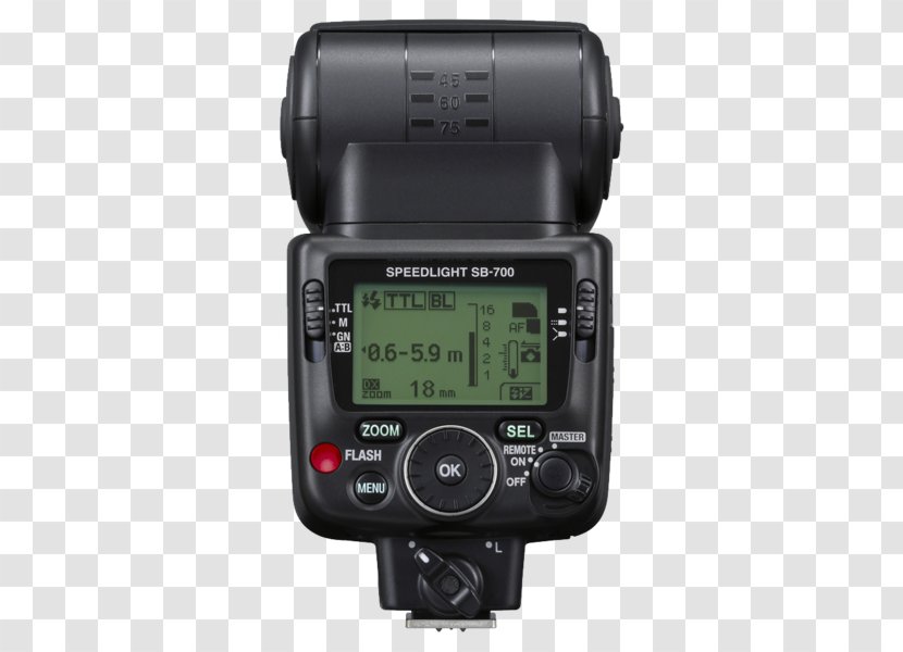 Nikon SB-700 Camera Flashes Speedlight - Throughthelens Metering Transparent PNG