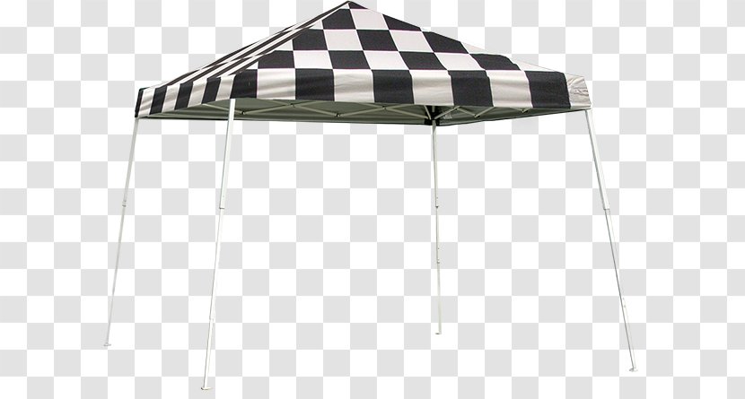 Pop Up Canopy Tent Shelter Tarpaulin - Checkered Flag Frame Transparent PNG