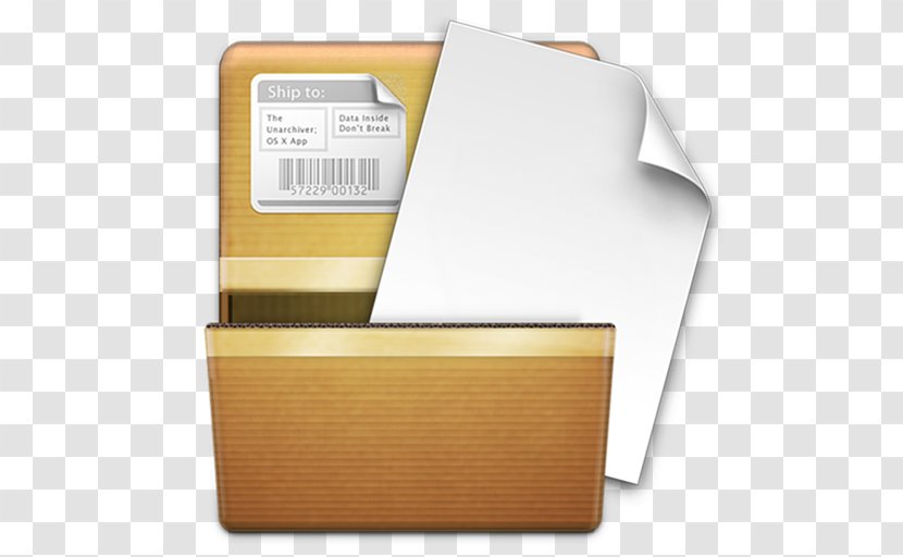 The Unarchiver MacOS App Store Archive File - Paper - Apple Transparent PNG