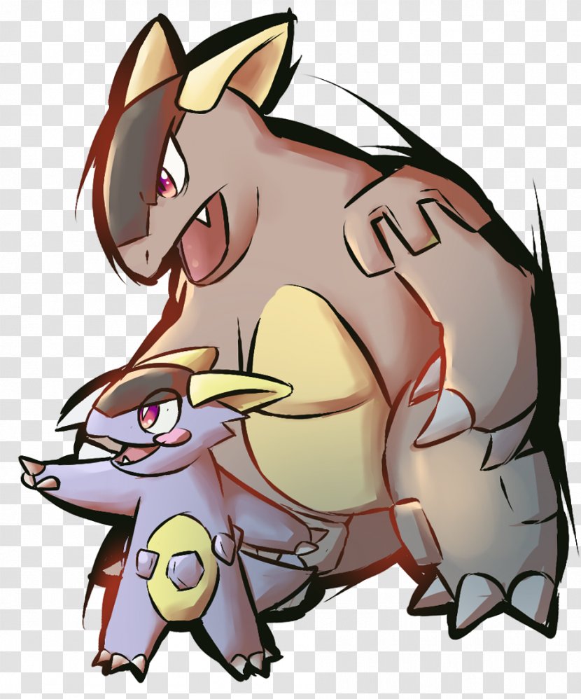 Kangaskhan Drawing Évolution Des Pokémon - Pokemon - Donkey Transparent PNG