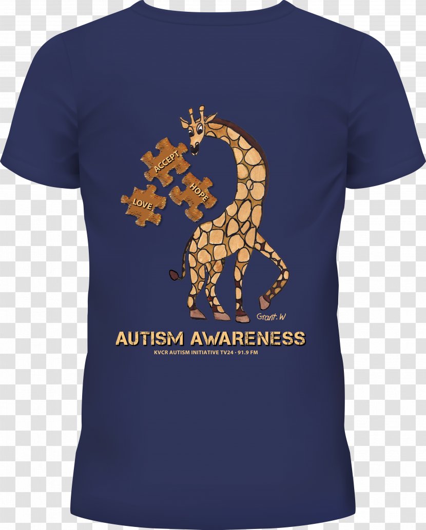 T-shirt Clothing Polo Shirt Top - Cartoon - Autism Awareness Transparent PNG
