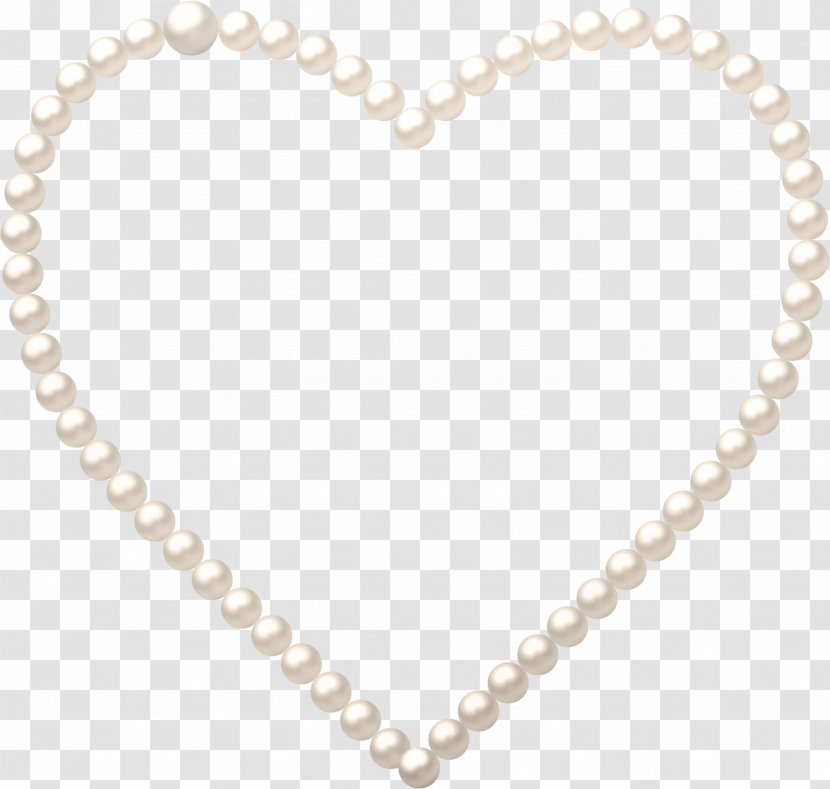 Pearl Necklace - Photography - Cartoon Photos,Heart Transparent PNG