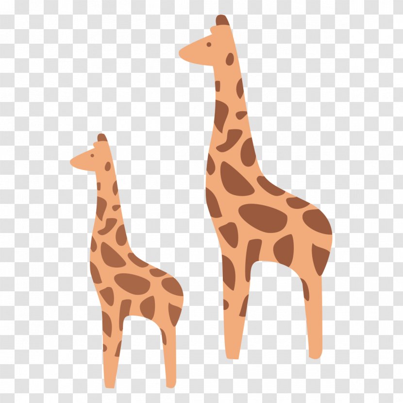 Northern Giraffe Cartoon Computer File - Fauna Transparent PNG
