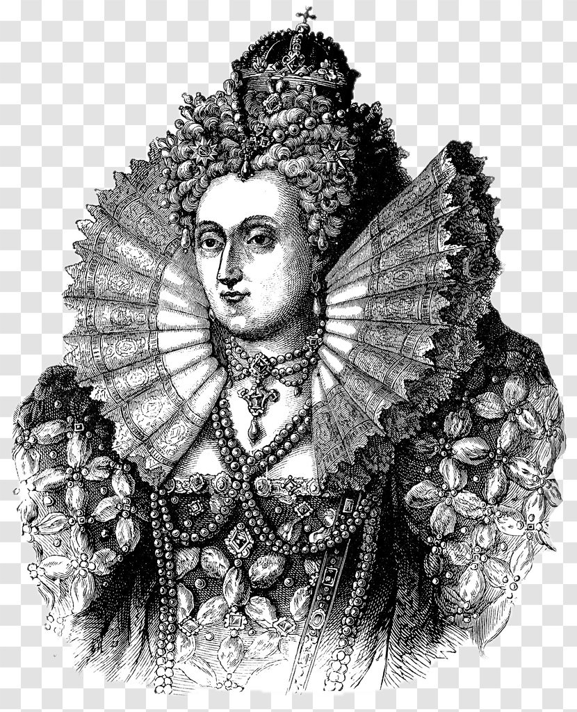 Elizabeth I Of England Armada Portrait Coronation Queen II Royalty-free - Pollinator - House Tudor Transparent PNG