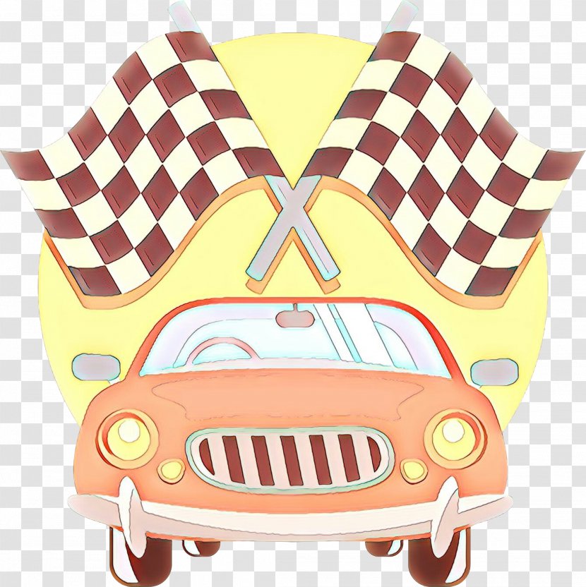 Car Cartoon - Racing Flags - Art Compact Transparent PNG