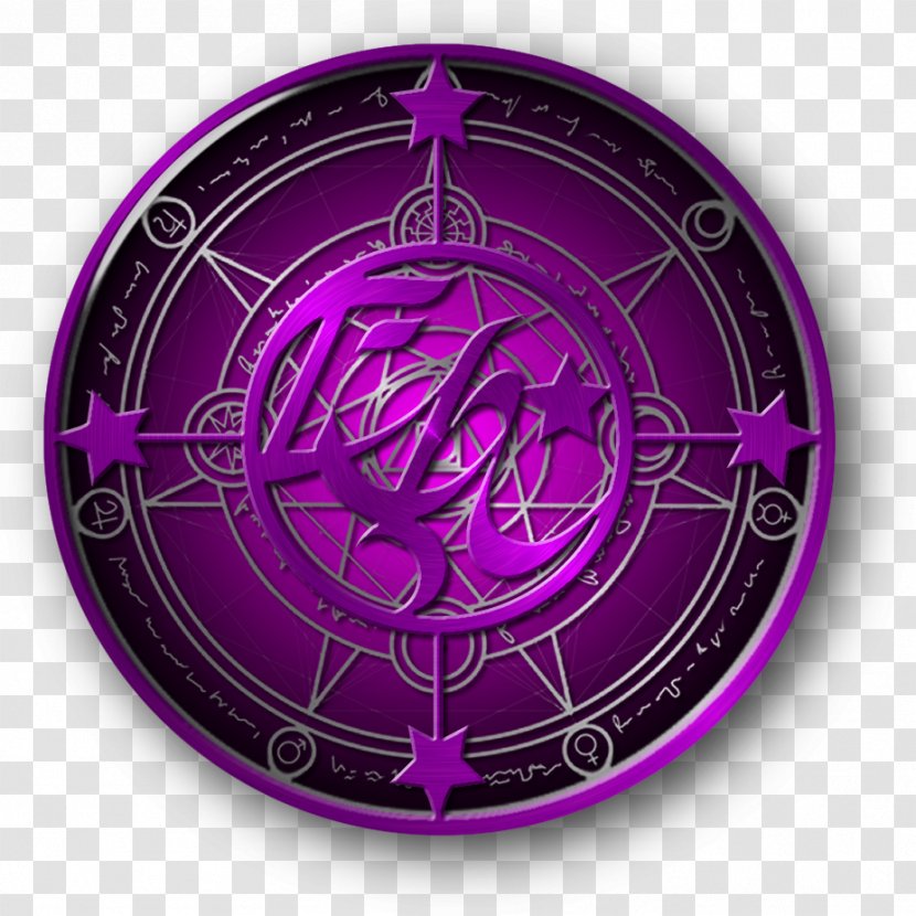 Circle Font - Violet Transparent PNG