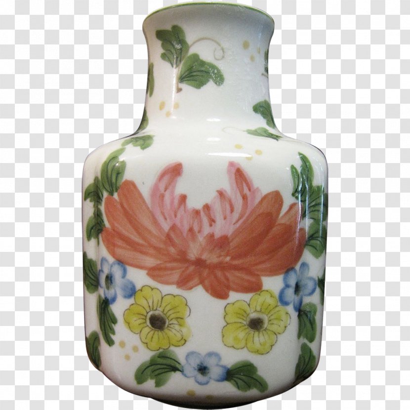 Ceramic Vase Porcelain Pottery Flowerpot - Hand-painted Flowers Picture Material Transparent PNG
