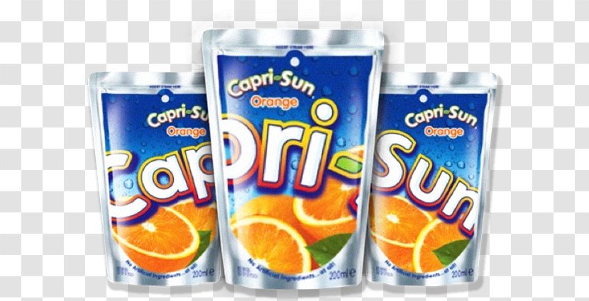 Orange Drink Juice Capri Sun Coca-Cola Transparent PNG