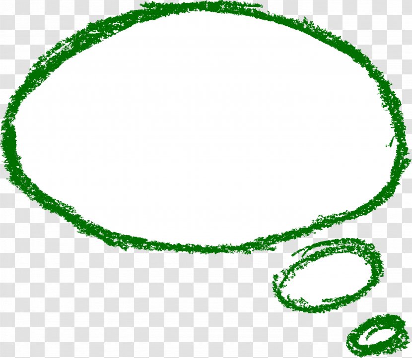 Leaf Speech Balloon Oval Circle - Green - Bubbles Transparent PNG