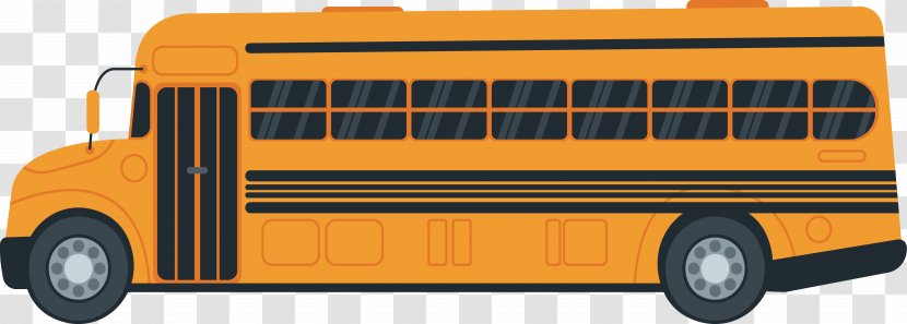 School Bus Transport Icon - Yellow Safe Transparent PNG