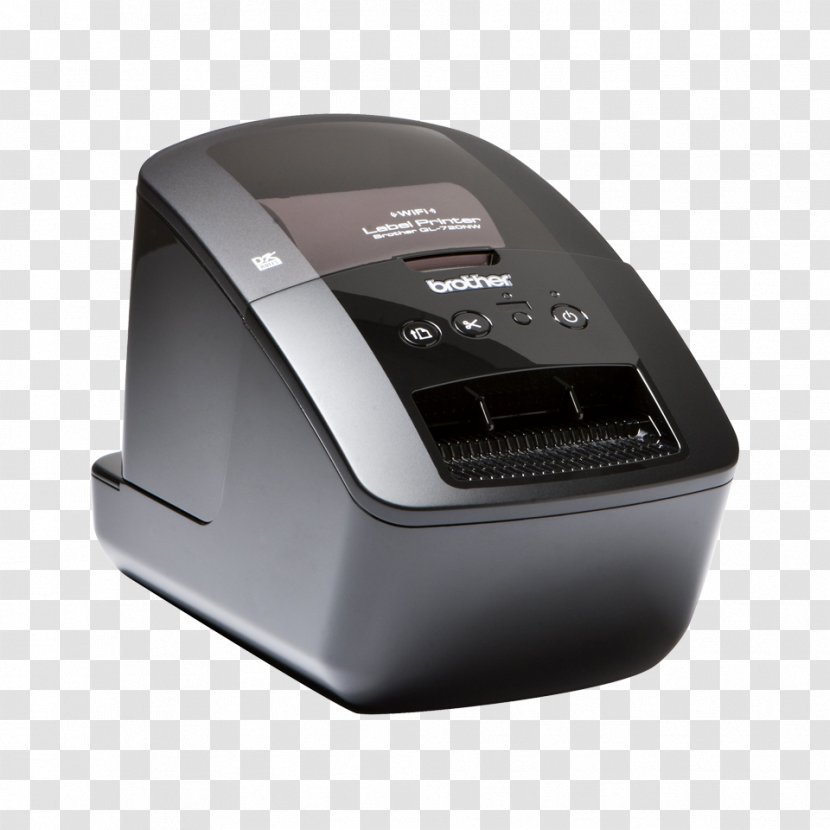 Label Printer Brother QL-720NW - Industries - Smart Phone Barcode Scanner Transparent PNG