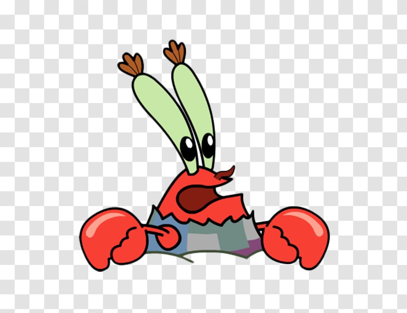 Mr. Krabs Squidward Tentacles Crab Cartoon Clip Art - Lovely Boss Transparent PNG