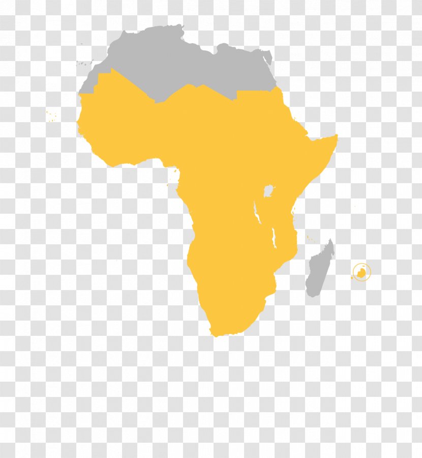 Africa Art Continent - Yellow Tea Transparent PNG