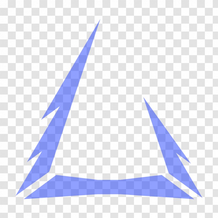 Triangle Brand Font - Sky Transparent PNG