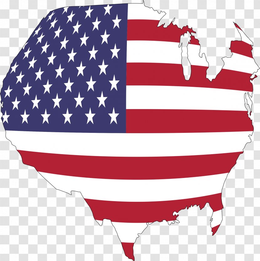Flag Of The United States Texas - California - Global Transparent PNG