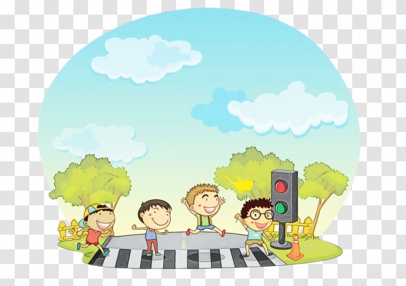 Cartoon People Yellow Sharing Technology - Play - Child Transparent PNG