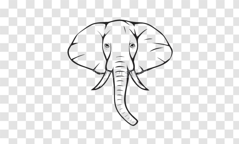 African Elephant Drawing Indian Clip Art - Cartoon - Illustration Transparent PNG