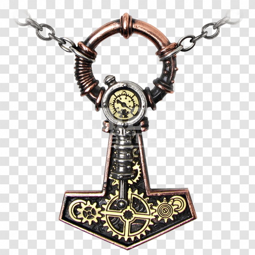 Charms & Pendants Necklace Mjölnir Jewellery Steampunk - Viking Transparent PNG