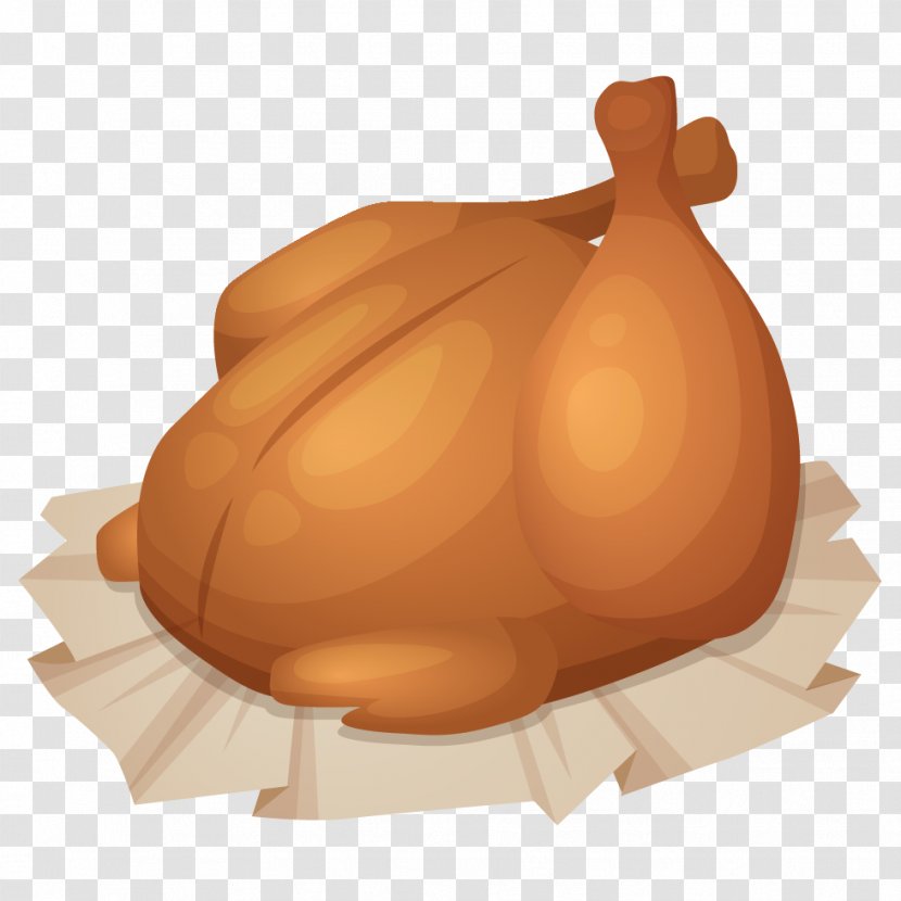 Barbecue Chicken Roast Beef - Cartoon - Hand Painted Transparent PNG