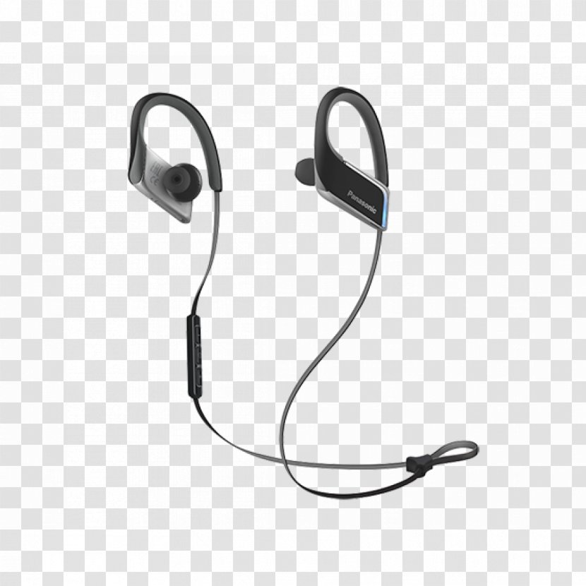 Headphones Panasonic Wings Wireless Bluetooth Sport Clips With Mic RP-BTS30 WINGS RP-BTS50 - Sound Transparent PNG