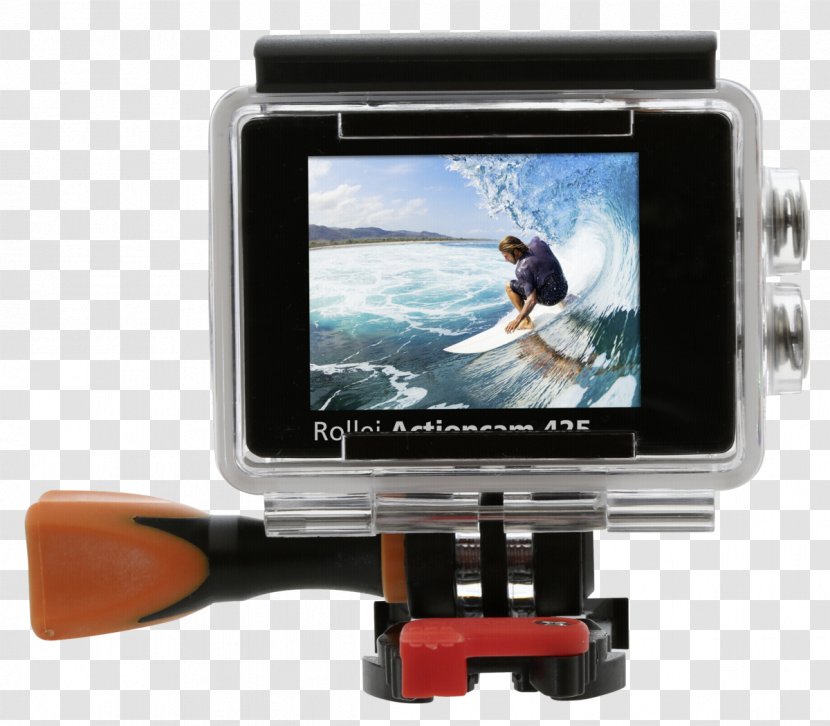 Rollei Actioncam 425 Action Camera 1080p 4K Resolution Transparent PNG