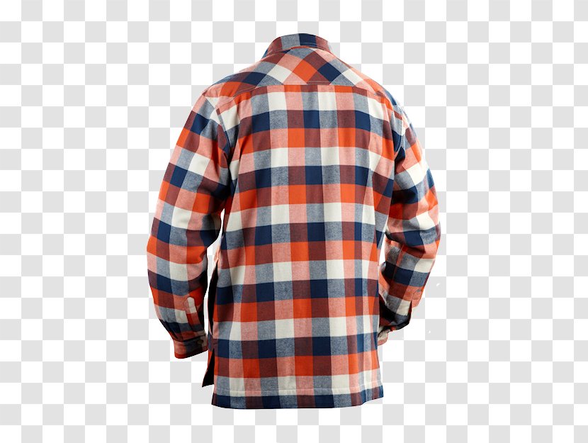 Lumberjack Shirt Tartan Cobalt Blue Workwear Full Plaid - Flannel Transparent PNG