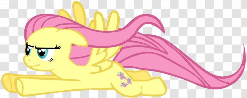 Pony Fluttershy Horse - Silhouette Transparent PNG
