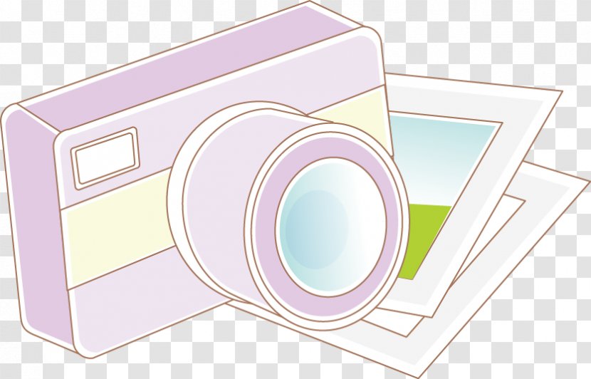 Purple Font - Cartoon Camera Transparent PNG