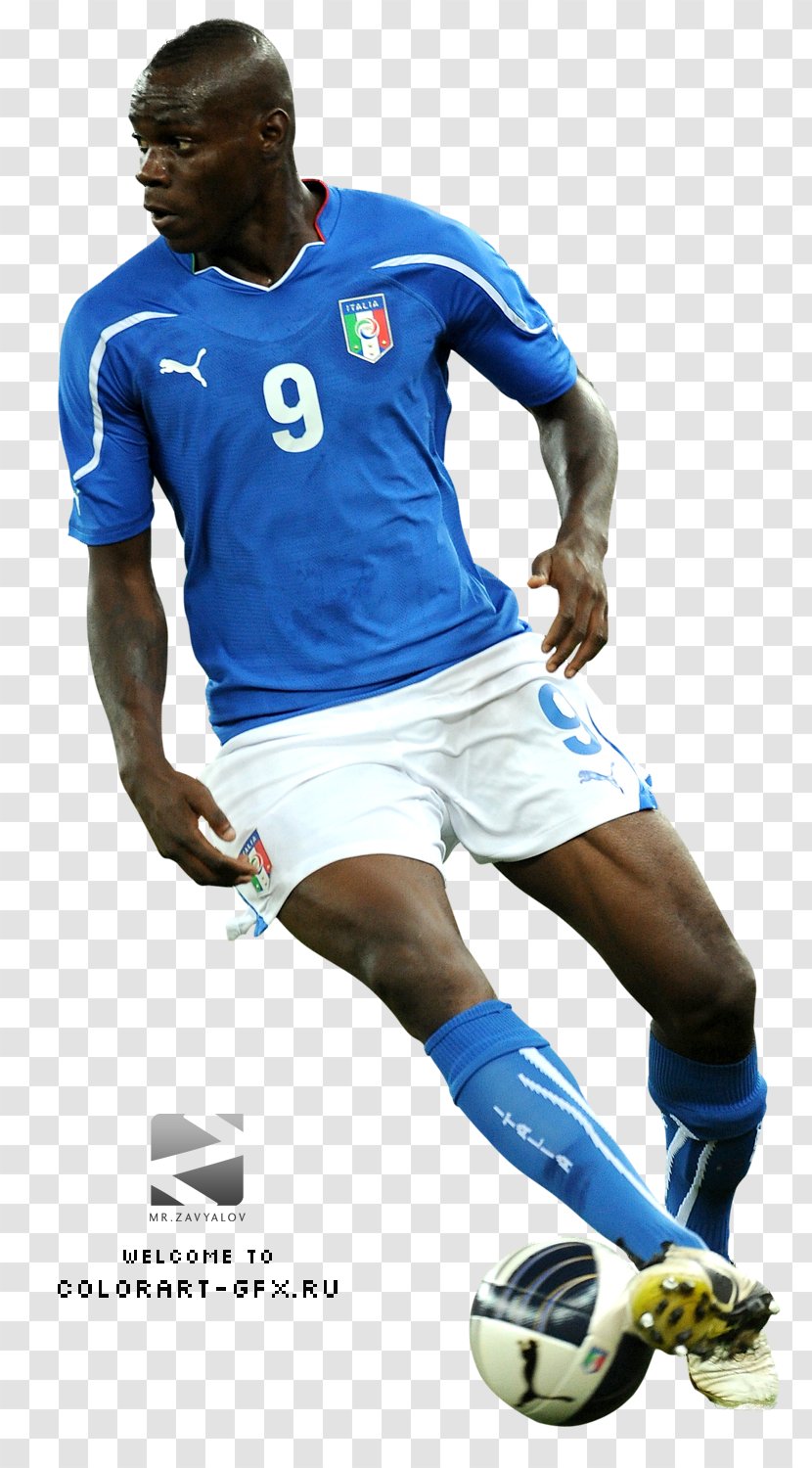 Mario Balotelli Italy National Football Team Inter Milan Manchester City F.C. - Jersey Transparent PNG