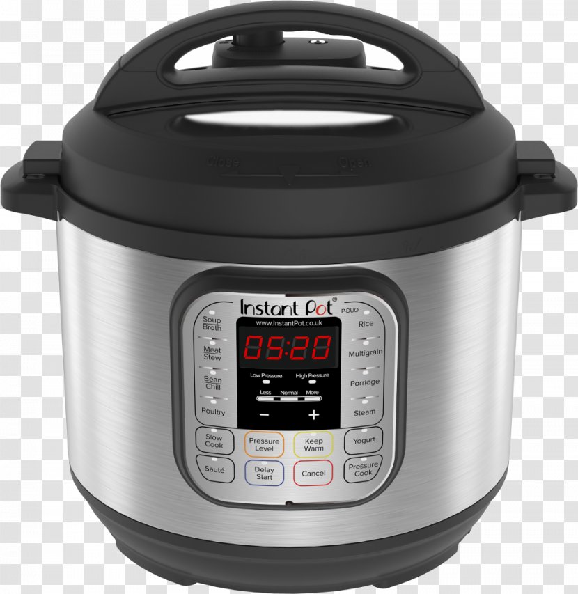 Instant Pot Duo Plus 9-in-1 Pressure Cooking Slow Cookers - Home Appliance - Rice Cooker Transparent PNG