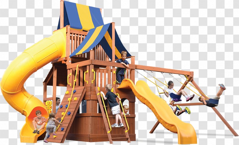 Playground Slide Outdoor Playset Swing - Wood Transparent PNG