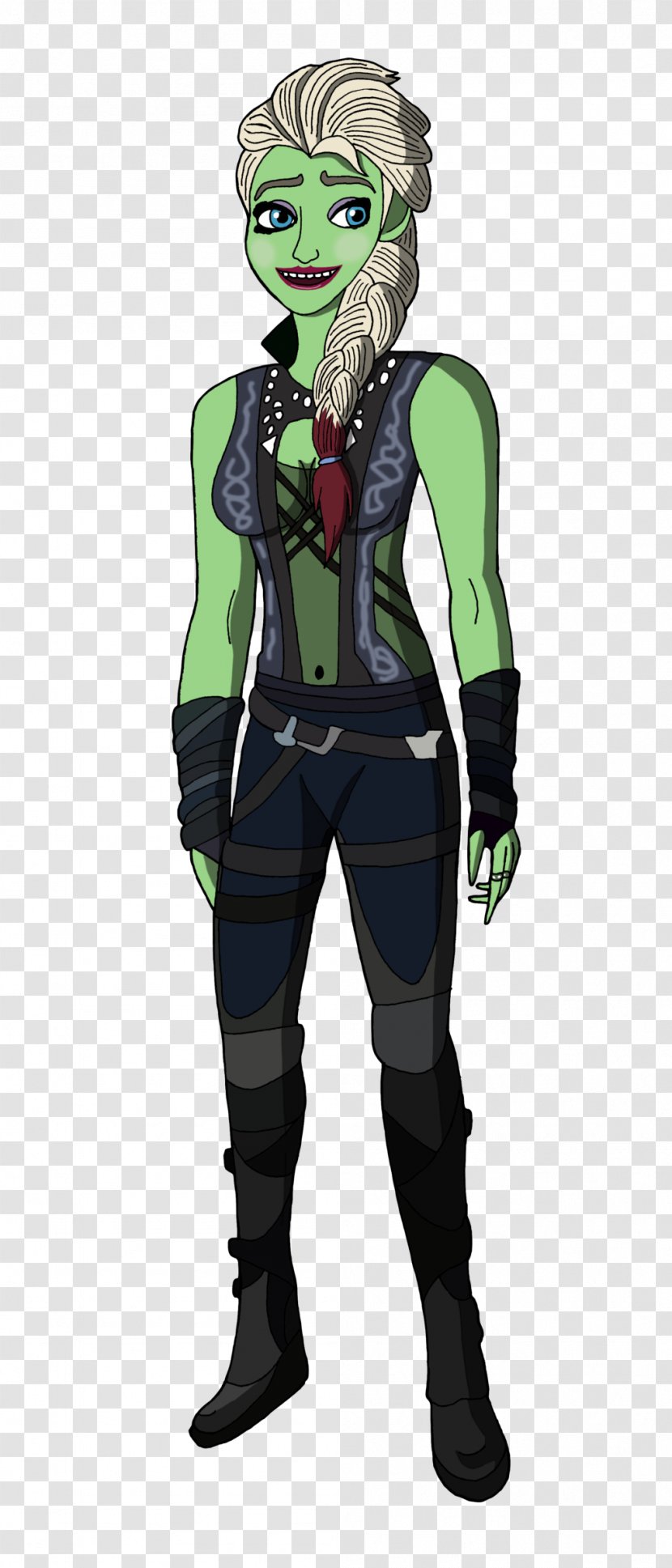 Costume Design Cartoon Legendary Creature - Fictional Character - Gamora Transparent PNG