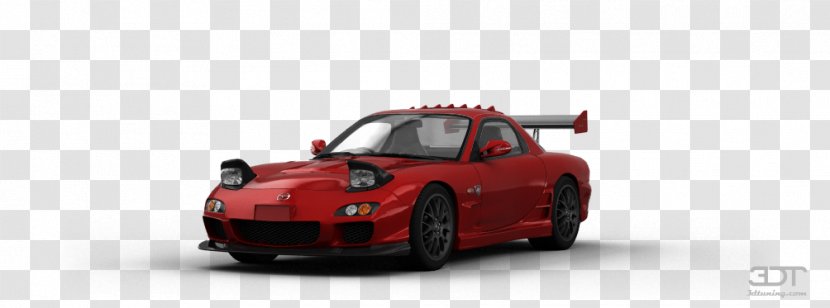 Porsche 911 GT3 Compact Car Motor Vehicle - Model - Mazda Rx 7 Transparent PNG