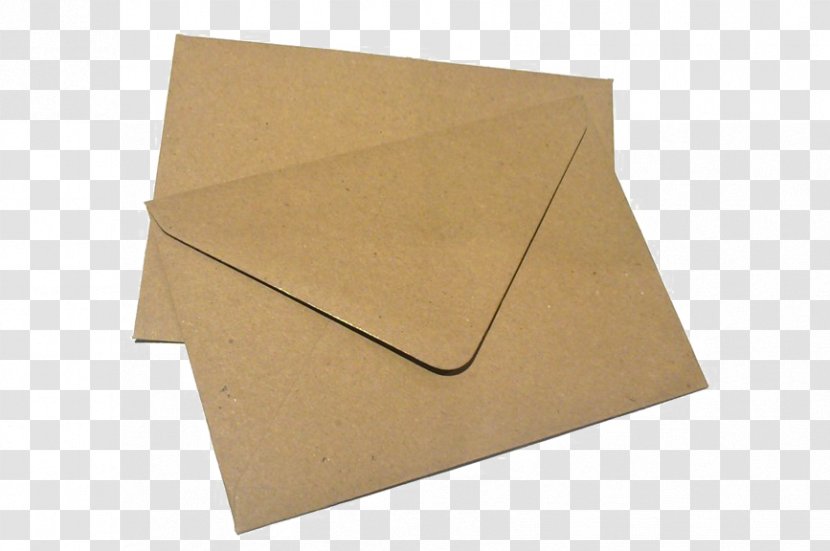 Kraft Paper Wedding Invitation Envelope Standard Size - Office Supplies Transparent PNG