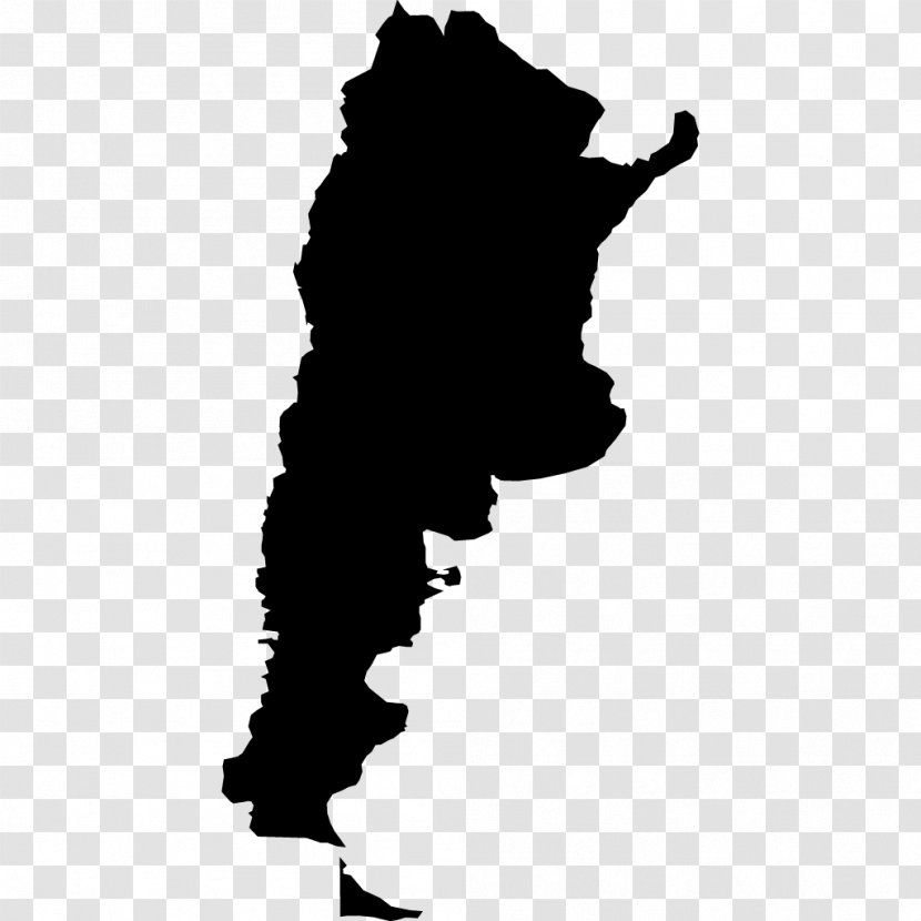 Argentina Vector Map Blank - Stock Photography Transparent PNG