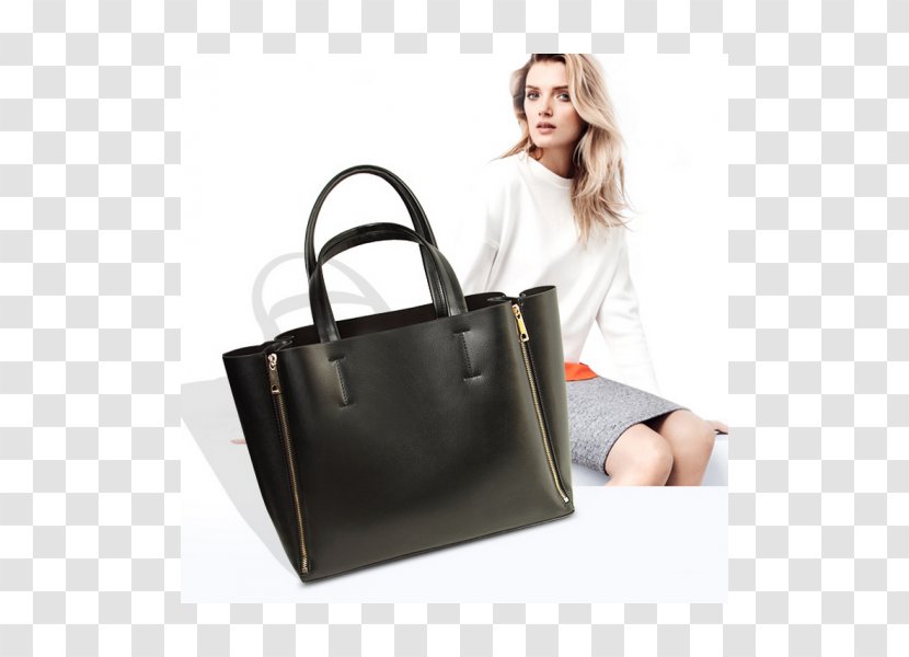 Tote Bag Leather Handbag Satchel - Briefcase Transparent PNG