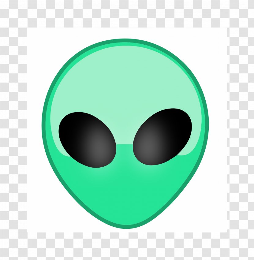 Smiley Face Green Text Messaging Circle - Martian Cliparts Transparent PNG