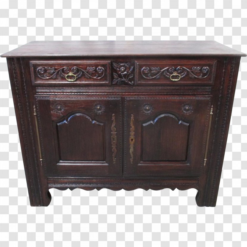 Bedside Tables Buffets & Sideboards Chiffonier Drawer Wood Stain - French Furniture Transparent PNG