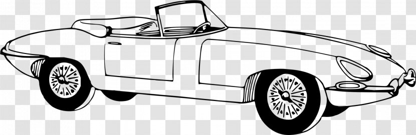 Sports Car Clip Art Convertible Plymouth Barracuda - Drawing Transparent PNG