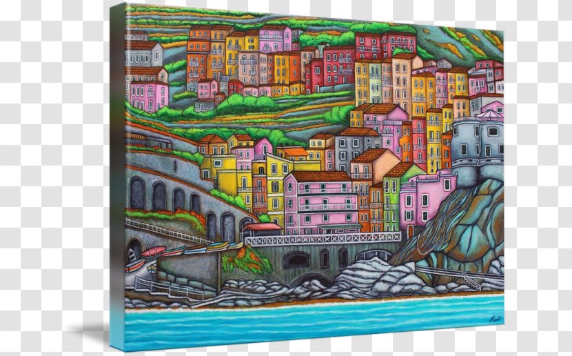 Manarola Greeting & Note Cards Art Transparent PNG