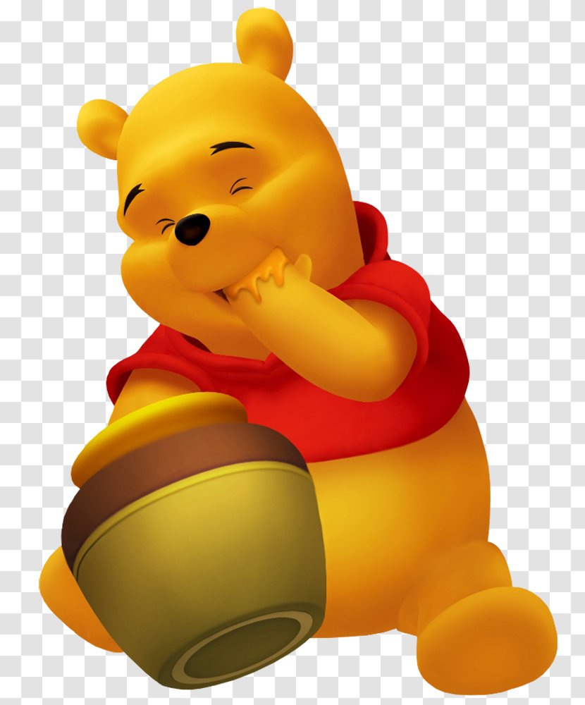 Winnie The Pooh Kingdom Hearts III Birth By Sleep Hearts: Chain Of Memories - Silhouette Transparent PNG