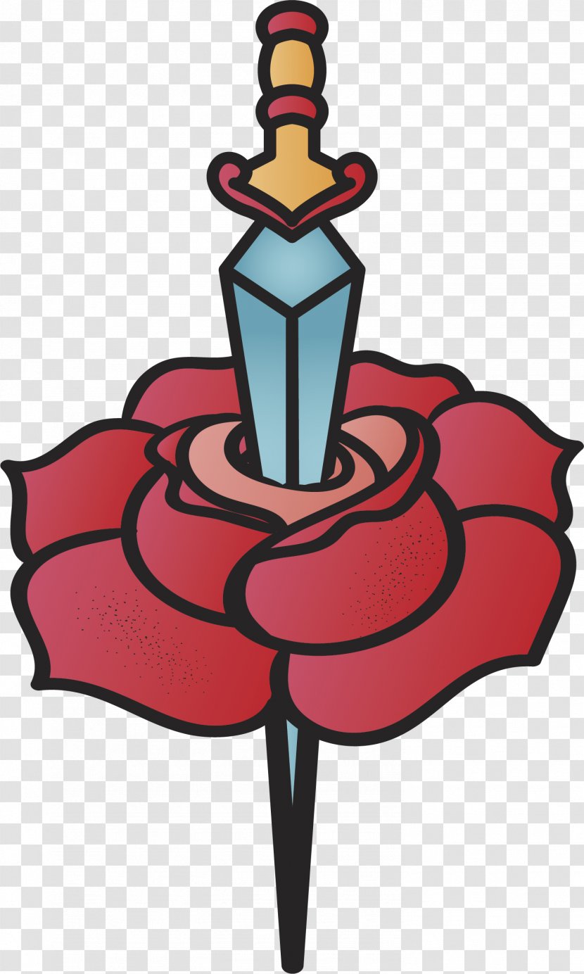Beach Rose Clip Art - Flower - The Sword Through Transparent PNG