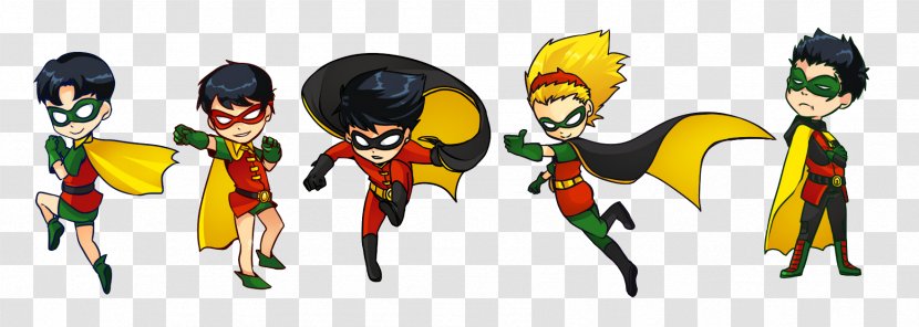 Robin Damian Wayne Nightwing Jason Todd Batman - Cartoon Transparent PNG