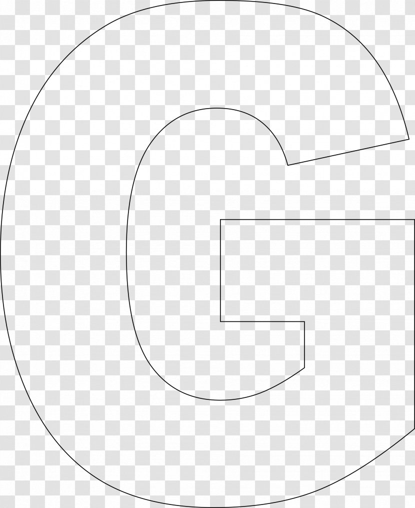 Letter Case Alphabet G Block Letters - Stencil - Kfc Print Ab Transparent PNG