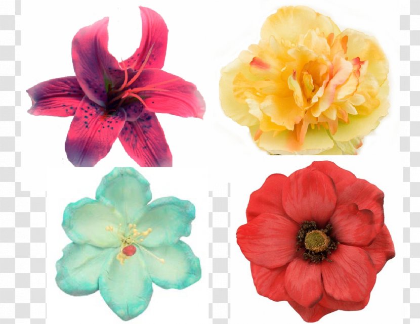 Barrette Hairstyle Fashion Clothing Accessories - Artificial Flower - Hair Transparent PNG