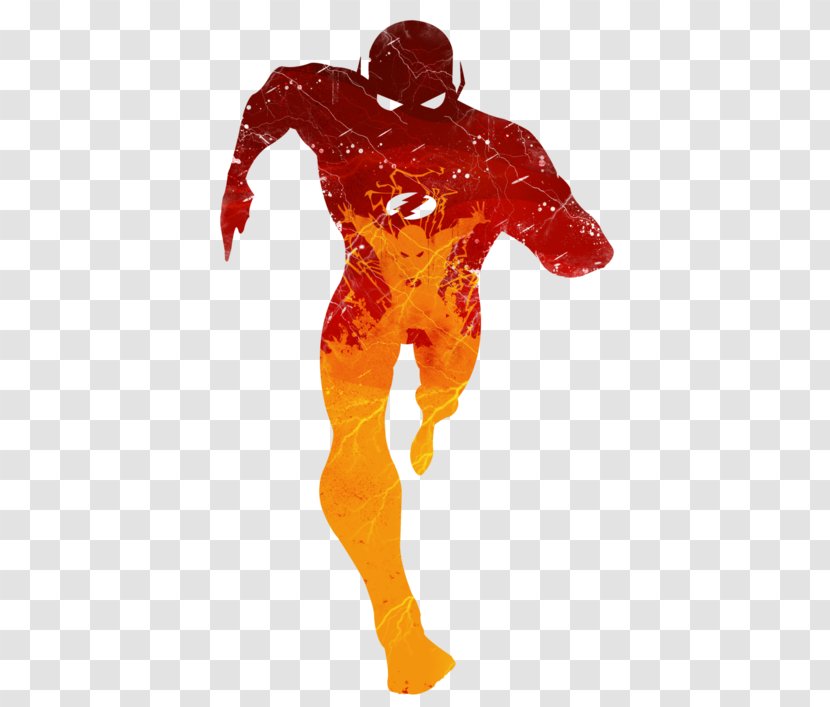 Wally West Flash T-shirt Art Superhero - Fictional Character Transparent PNG