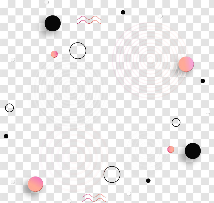 Pattern Pink M Circle Point Font Transparent PNG
