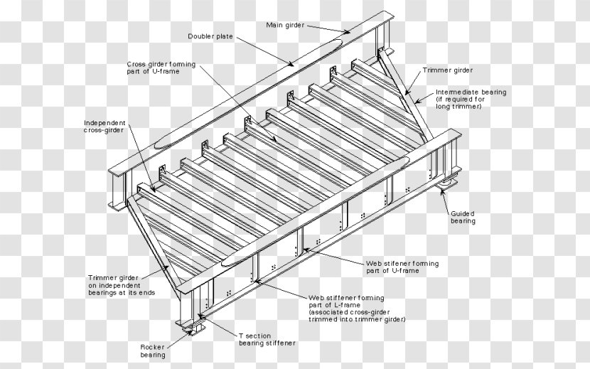 Plate Girder Bridge Deck Beam - Area - Wood Ladder Transparent PNG