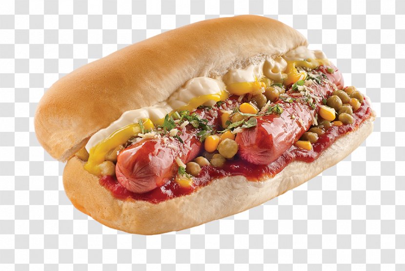 Chili Dog Chicago-style Hot Breakfast Sandwich Choripán - Bun Transparent PNG